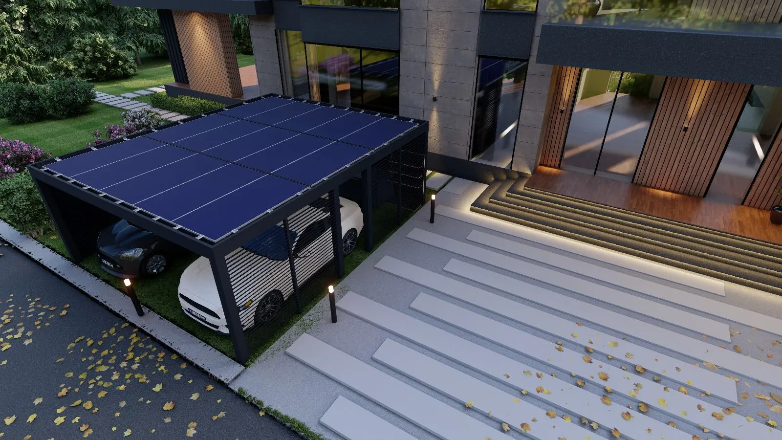 6 araclik solar carport